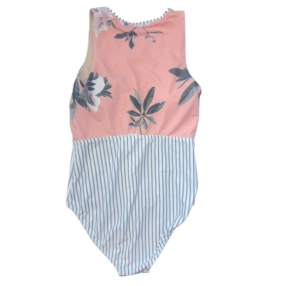 ALBION Island Fever Bombshell Zip One Piece Swimsuit - Picture 2 of 5